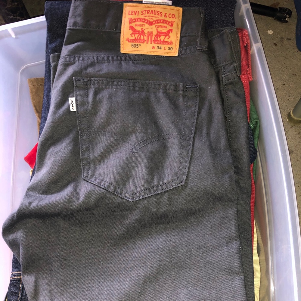 Levis 505 men’s jeans 34x30